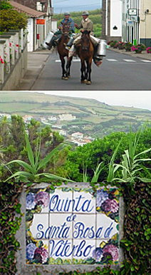 Quinta de Santa Rosa on the island of Sao Miguel, Azores, Portugal,  features three unique Azores rentals for the perfect Azorean Vacation